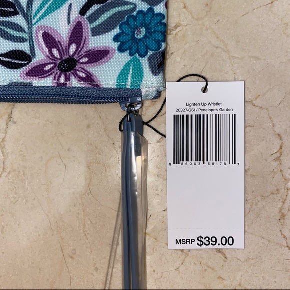 Vera Bradley Lighten Up Wristlet Penelope’s Garden - Picture 5 of 7